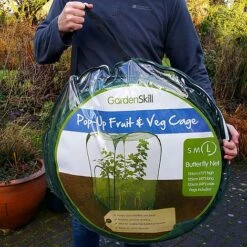 Pop Up Raspberry Fruit Cage & Plant Cover -Greenworld Zone GPN100 08PIC4